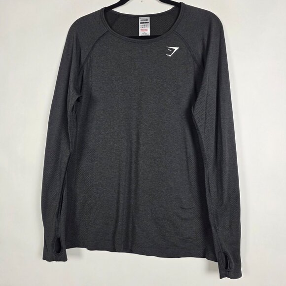 Gymshark Other - Gymshark Activewear Mens Large Long Sleeve Gray Shirt